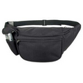 Poly Fanny Pack w/ Twin Zippered Compartments